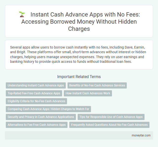 Instant Cash Advance Apps with No Fees: Accessing Borrowed Money Without Hidden Charges
