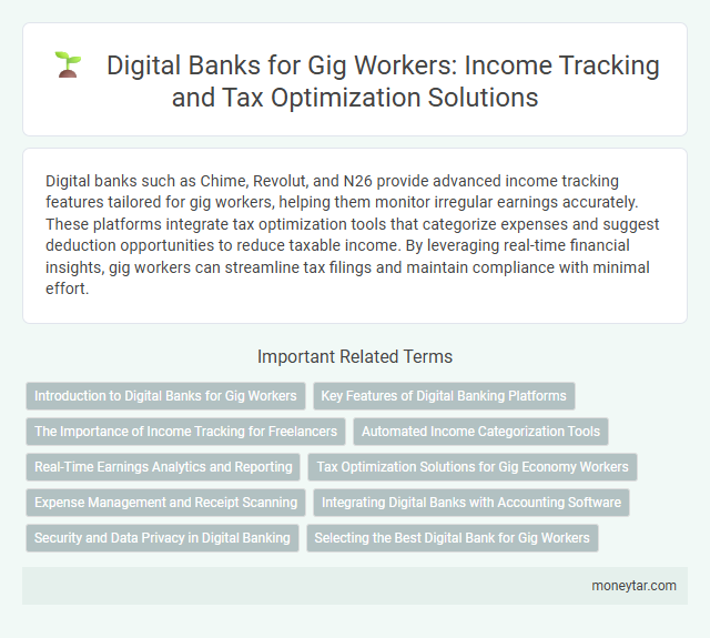 Digital Banks for Gig Workers: Income Tracking and Tax Optimization Solutions