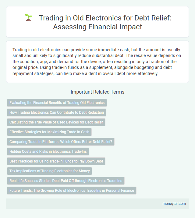 Trading in Old Electronics for Debt Relief: Assessing Financial Impact