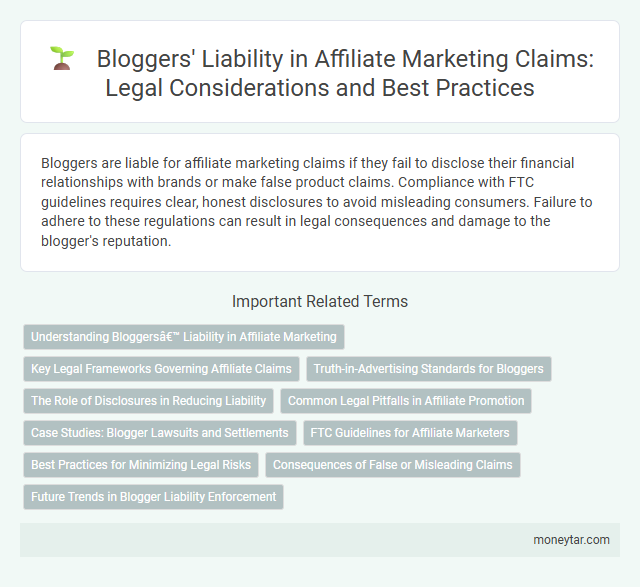 Bloggers' Liability in Affiliate Marketing Claims: Legal Considerations and Best Practices