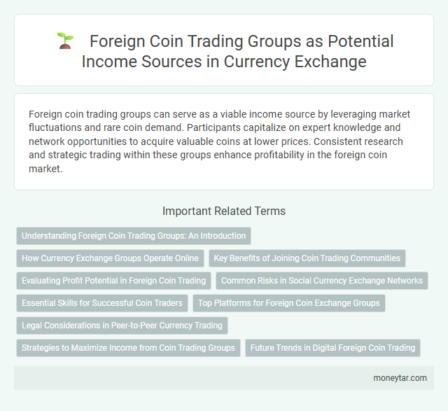 Foreign Coin Trading Groups as Potential Income Sources in Currency Exchange