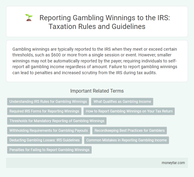 Reporting Gambling Winnings to the IRS: Taxation Rules and Guidelines