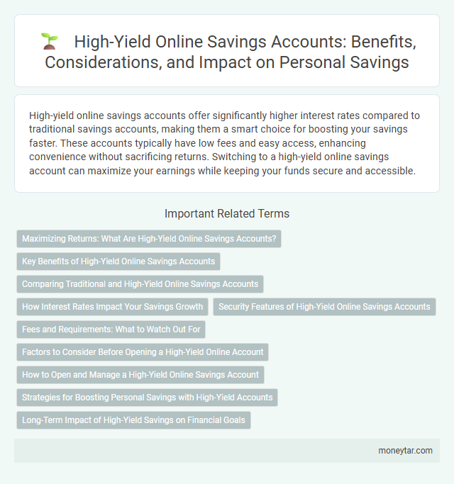 High-Yield Online Savings Accounts: Benefits, Considerations, and Impact on Personal Savings