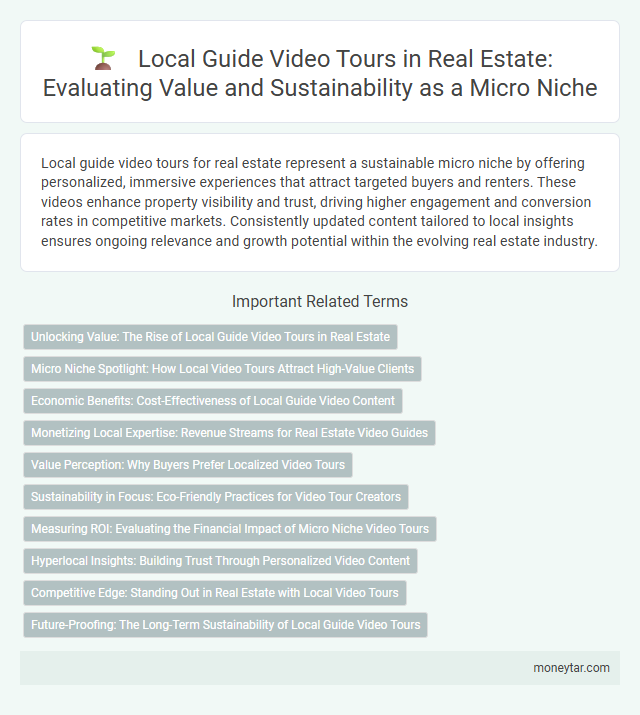 Local Guide Video Tours in Real Estate: Evaluating Value and Sustainability as a Micro Niche
