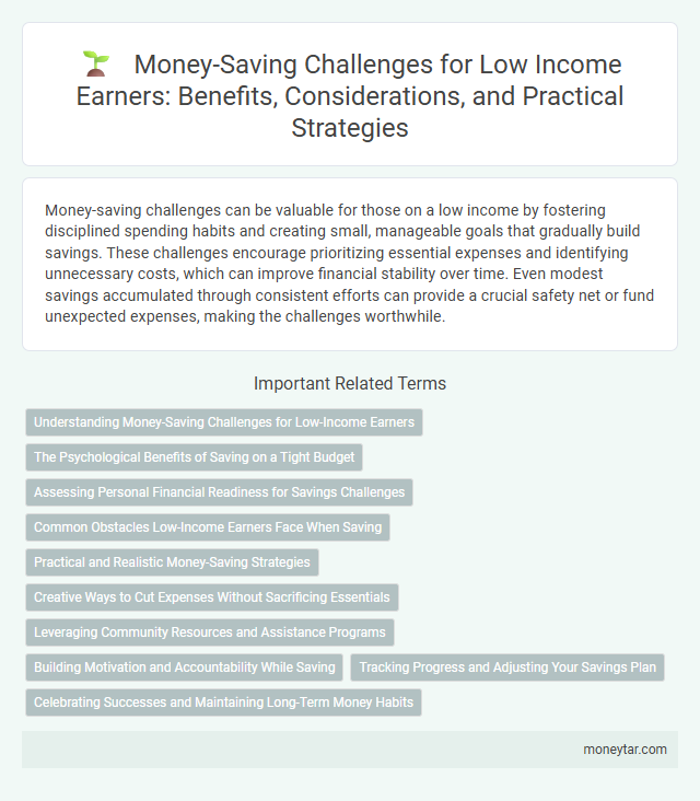 Money-Saving Challenges for Low Income Earners: Benefits, Considerations, and Practical Strategies