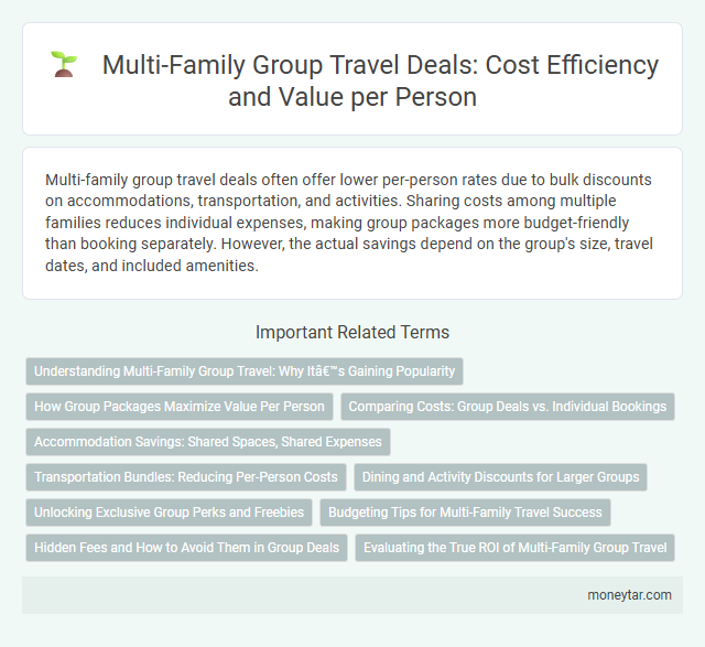 Multi-Family Group Travel Deals: Cost Efficiency and Value per Person