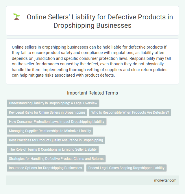 Online Sellers' Liability for Defective Products in Dropshipping Businesses