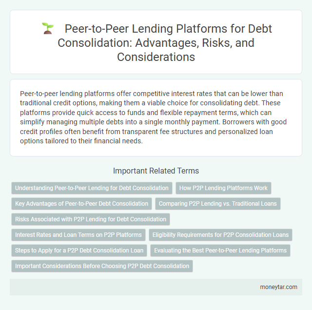 Peer-to-Peer Lending Platforms for Debt Consolidation: Advantages, Risks, and Considerations