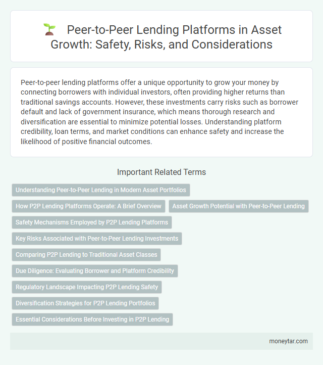 Peer-to-Peer Lending Platforms in Asset Growth: Safety, Risks, and Considerations