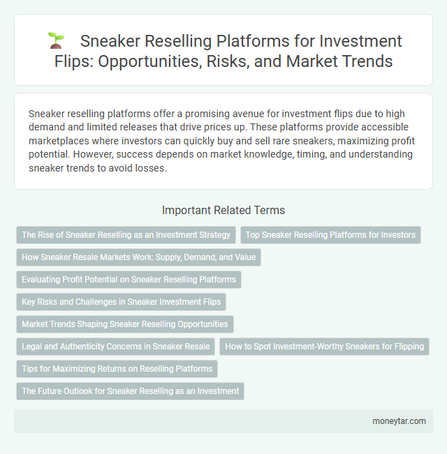 Sneaker Reselling Platforms for Investment Flips: Opportunities, Risks, and Market Trends