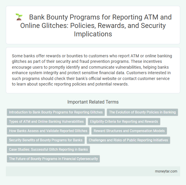 Bank Bounty Programs for Reporting ATM and Online Glitches: Policies, Rewards, and Security Implications