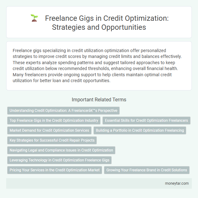 Freelance Gigs in Credit Optimization: Strategies and Opportunities
