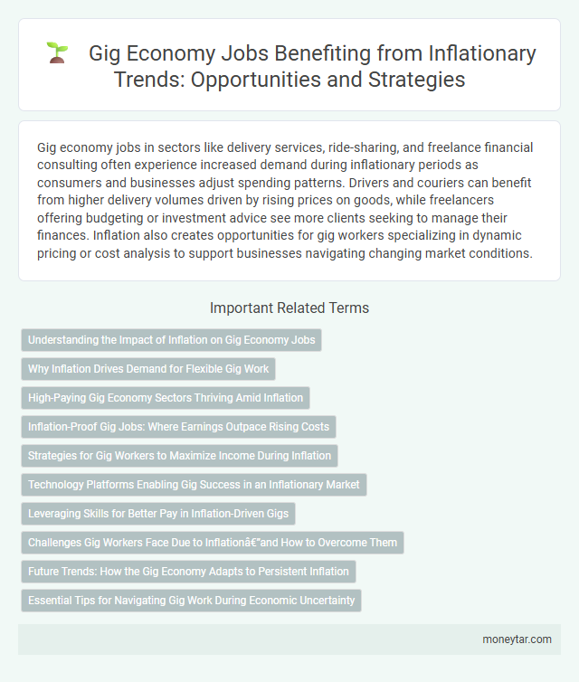 Gig Economy Jobs Benefiting from Inflationary Trends: Opportunities and Strategies