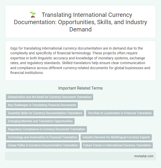 Translating International Currency Documentation: Opportunities, Skills, and Industry Demand