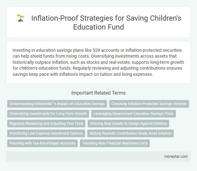 Inflation-Proof Strategies for Saving Children's Education Fund