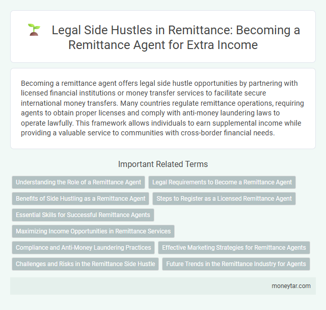 Legal Side Hustles in Remittance: Becoming a Remittance Agent for Extra Income