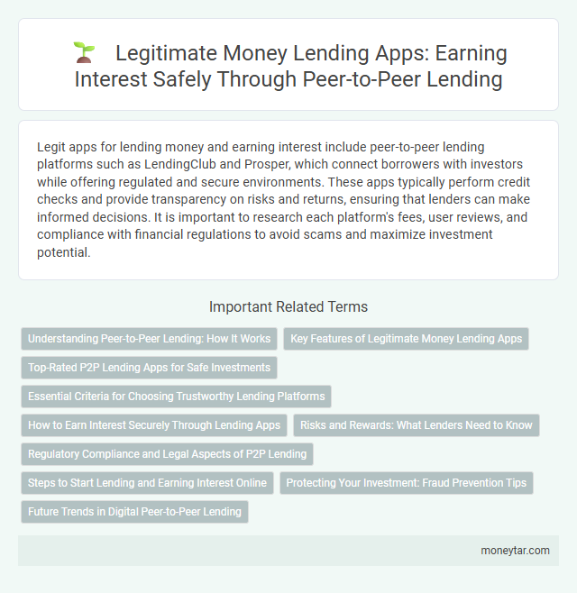 Legitimate Money Lending Apps: Earning Interest Safely Through Peer-to-Peer Lending