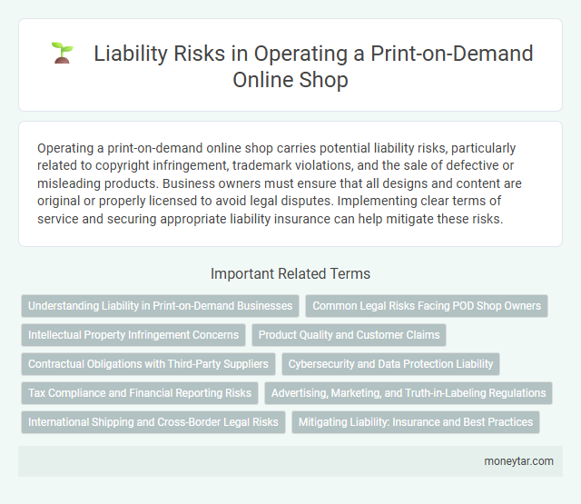 Liability Risks in Operating a Print-on-Demand Online Shop