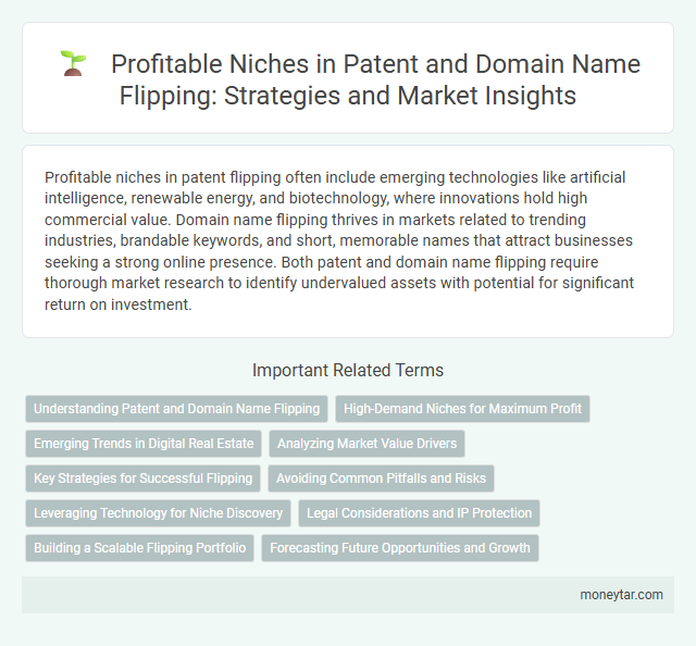 Profitable Niches in Patent and Domain Name Flipping: Strategies and Market Insights