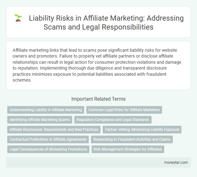 Liability Risks in Affiliate Marketing: Addressing Scams and Legal Responsibilities