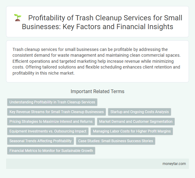 Profitability of Trash Cleanup Services for Small Businesses: Key Factors and Financial Insights