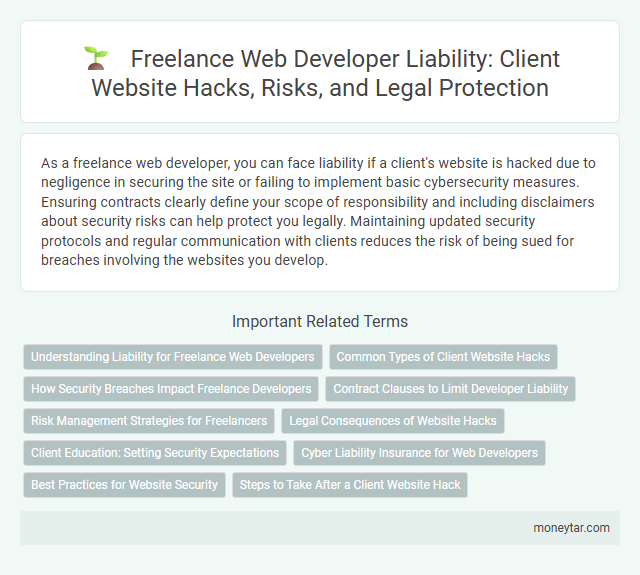 Freelance Web Developer Liability: Client Website Hacks, Risks, and Legal Protection