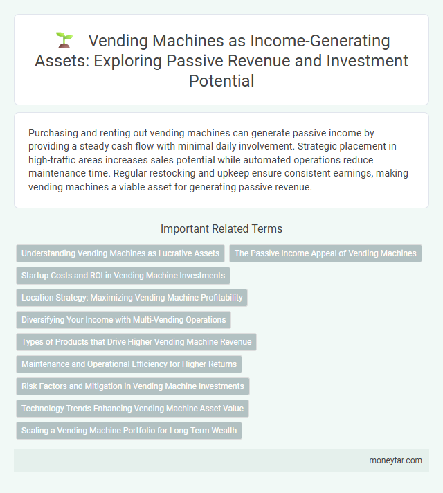 Vending Machines as Income-Generating Assets: Exploring Passive Revenue and Investment Potential