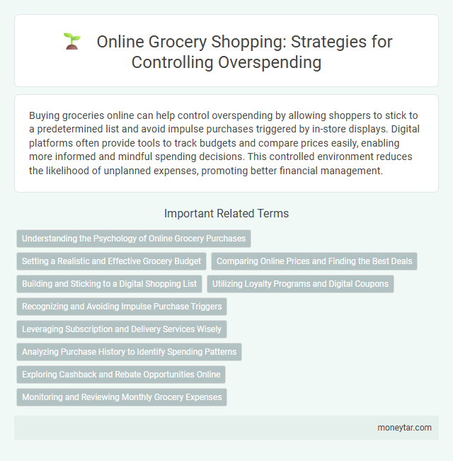 Online Grocery Shopping: Strategies for Controlling Overspending