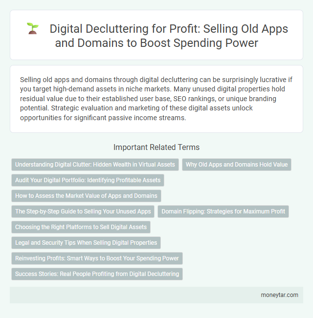 Digital Decluttering for Profit: Selling Old Apps and Domains to Boost Spending Power