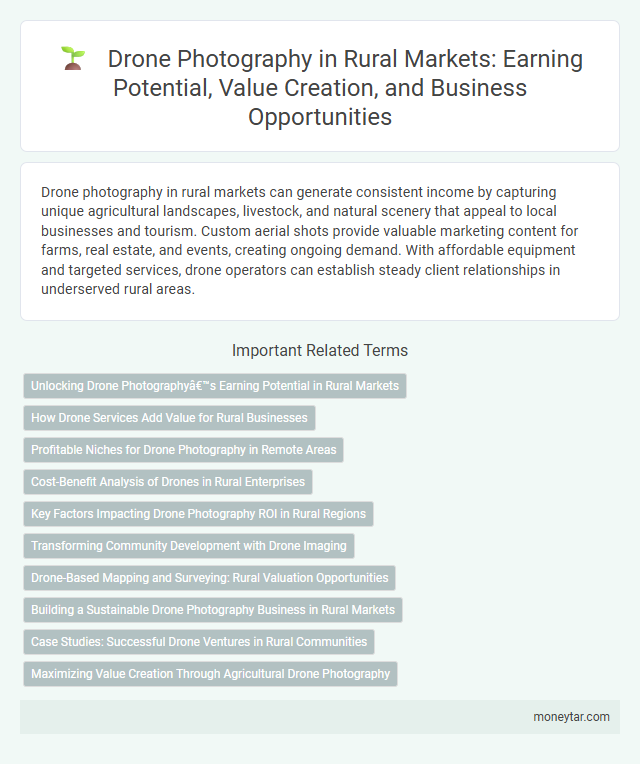 Drone Photography in Rural Markets: Earning Potential, Value Creation, and Business Opportunities