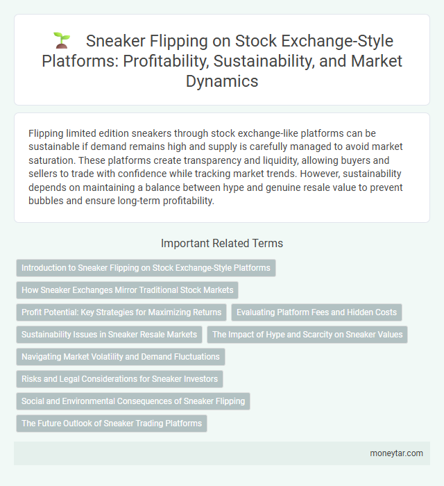Sneaker Flipping on Stock Exchange-Style Platforms: Profitability, Sustainability, and Market Dynamics