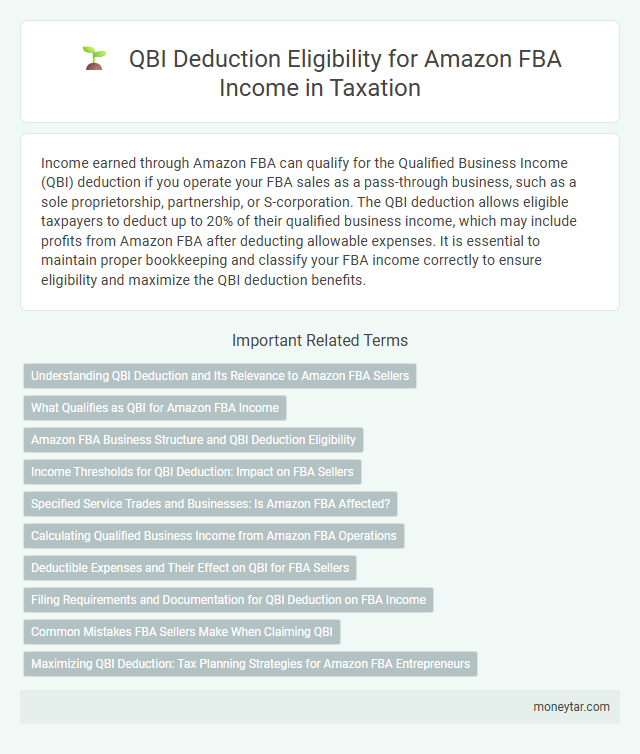 QBI Deduction Eligibility for Amazon FBA Income in Taxation