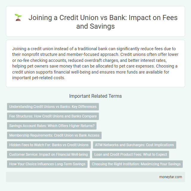 Joining a Credit Union vs Bank: Impact on Fees and Savings
