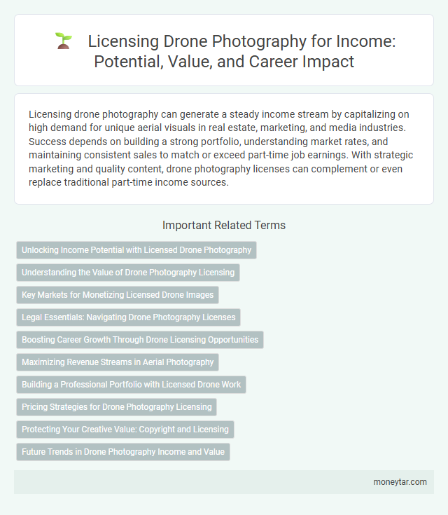 Licensing Drone Photography for Income: Potential, Value, and Career Impact