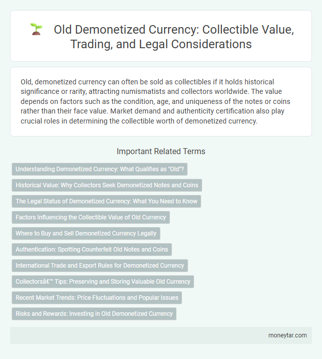 Old Demonetized Currency: Collectible Value, Trading, and Legal Considerations