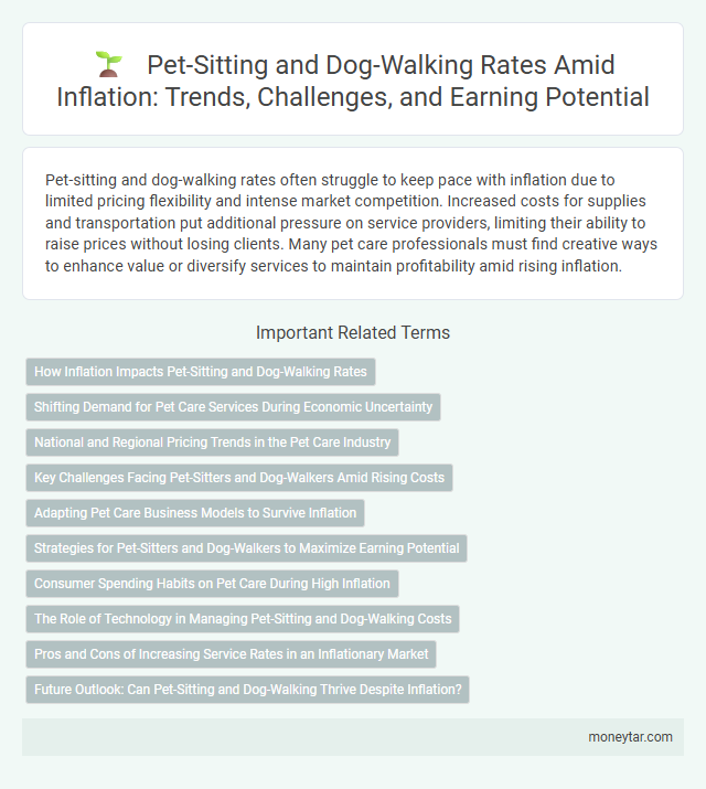 Pet-Sitting and Dog-Walking Rates Amid Inflation: Trends, Challenges, and Earning Potential