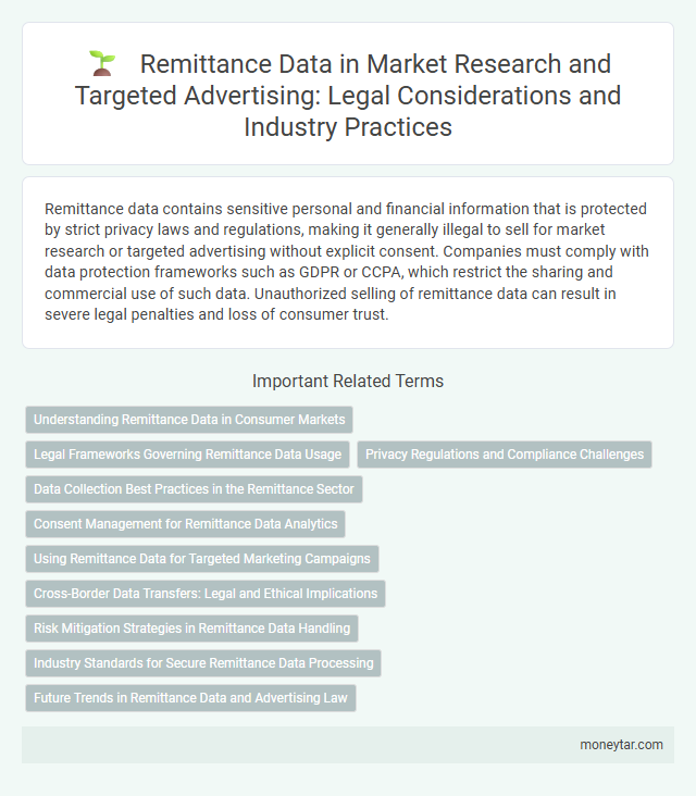 Remittance Data in Market Research and Targeted Advertising: Legal Considerations and Industry Practices