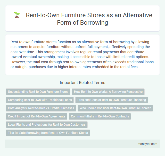 Rent-to-Own Furniture Stores as an Alternative Form of Borrowing