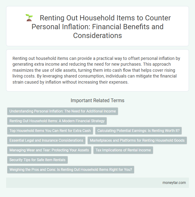 Renting Out Household Items to Counter Personal Inflation: Financial Benefits and Considerations