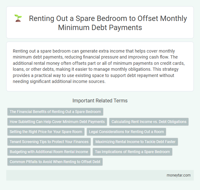 Renting Out a Spare Bedroom to Offset Monthly Minimum Debt Payments