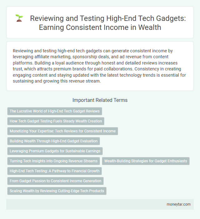 Reviewing and Testing High-End Tech Gadgets: Earning Consistent Income in Wealth