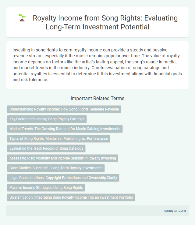 Royalty Income from Song Rights: Evaluating Long-Term Investment Potential