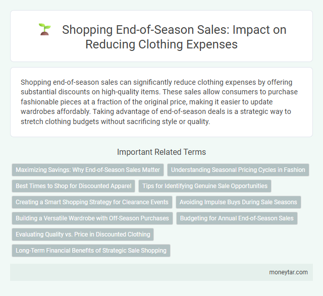Shopping End-of-Season Sales: Impact on Reducing Clothing Expenses