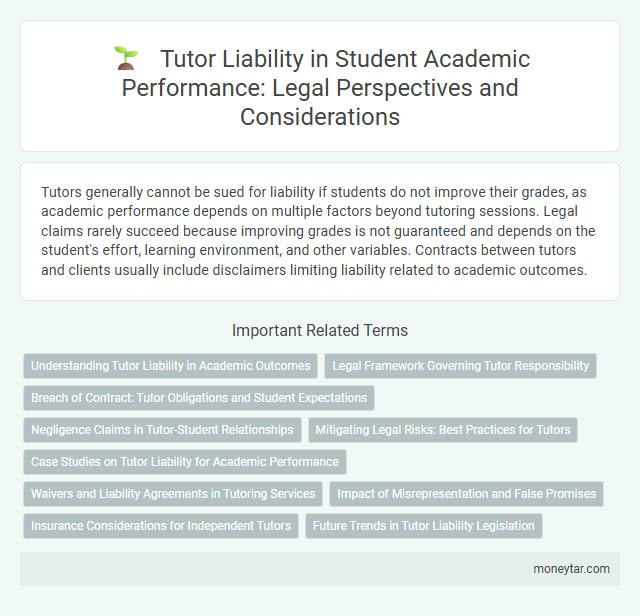 Tutor Liability in Student Academic Performance: Legal Perspectives and Considerations