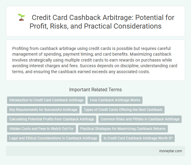 Credit Card Cashback Arbitrage: Potential for Profit, Risks, and Practical Considerations