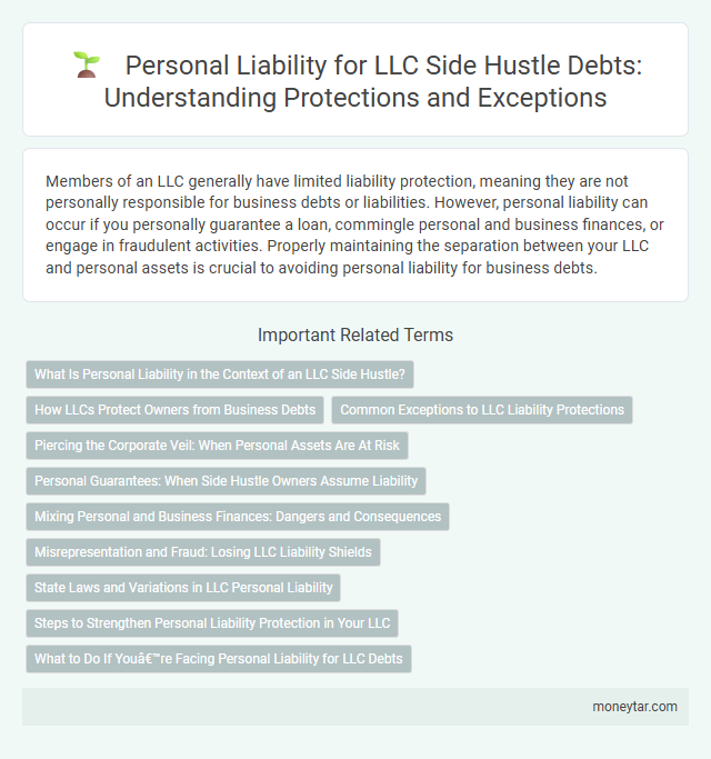 Personal Liability for LLC Side Hustle Debts: Understanding Protections and Exceptions