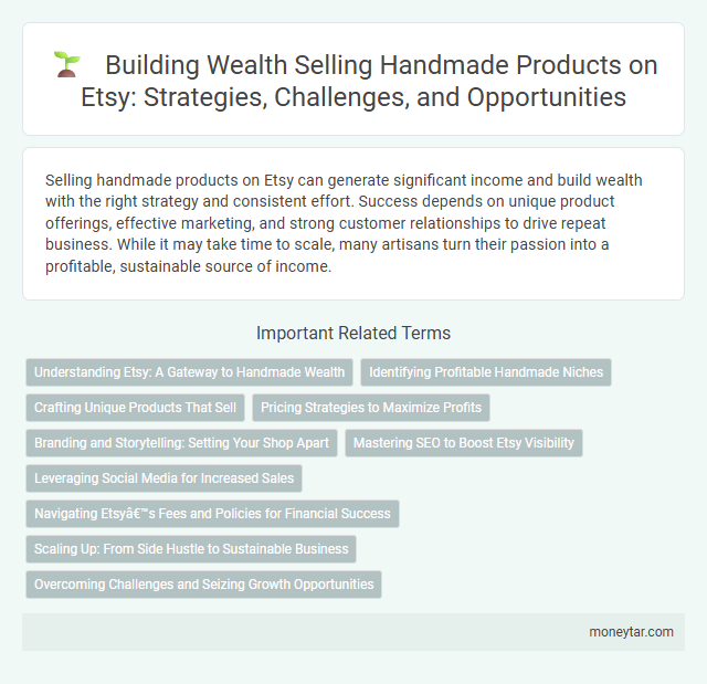 Building Wealth Selling Handmade Products on Etsy: Strategies, Challenges, and Opportunities