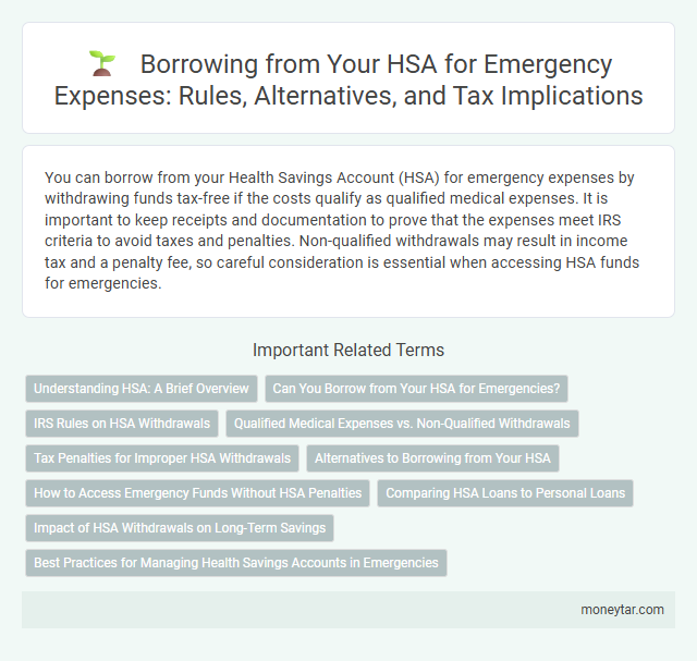 Borrowing from Your HSA for Emergency Expenses: Rules, Alternatives, and Tax Implications