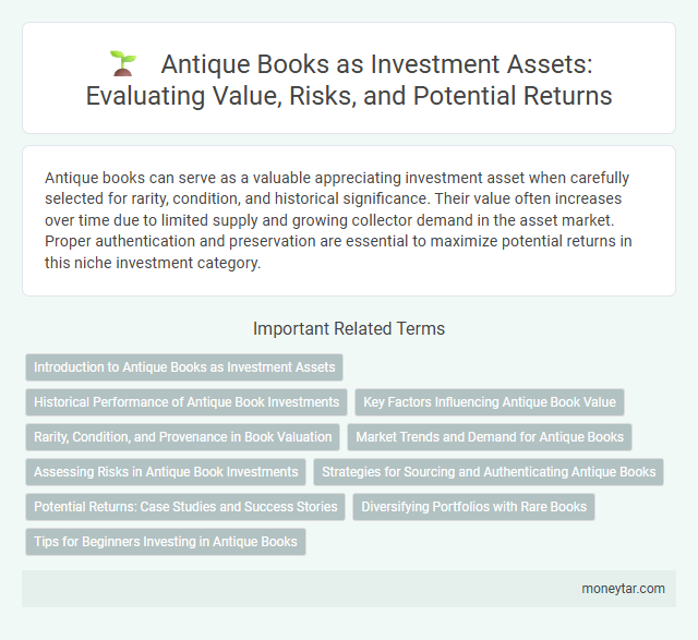 Antique Books as Investment Assets: Evaluating Value, Risks, and Potential Returns