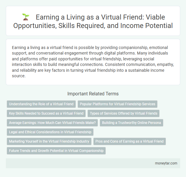 Earning a Living as a Virtual Friend: Viable Opportunities, Skills Required, and Income Potential